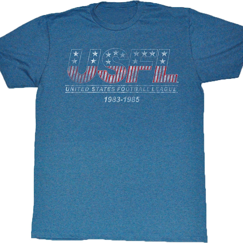 Blue Logo USFL T-Shirt