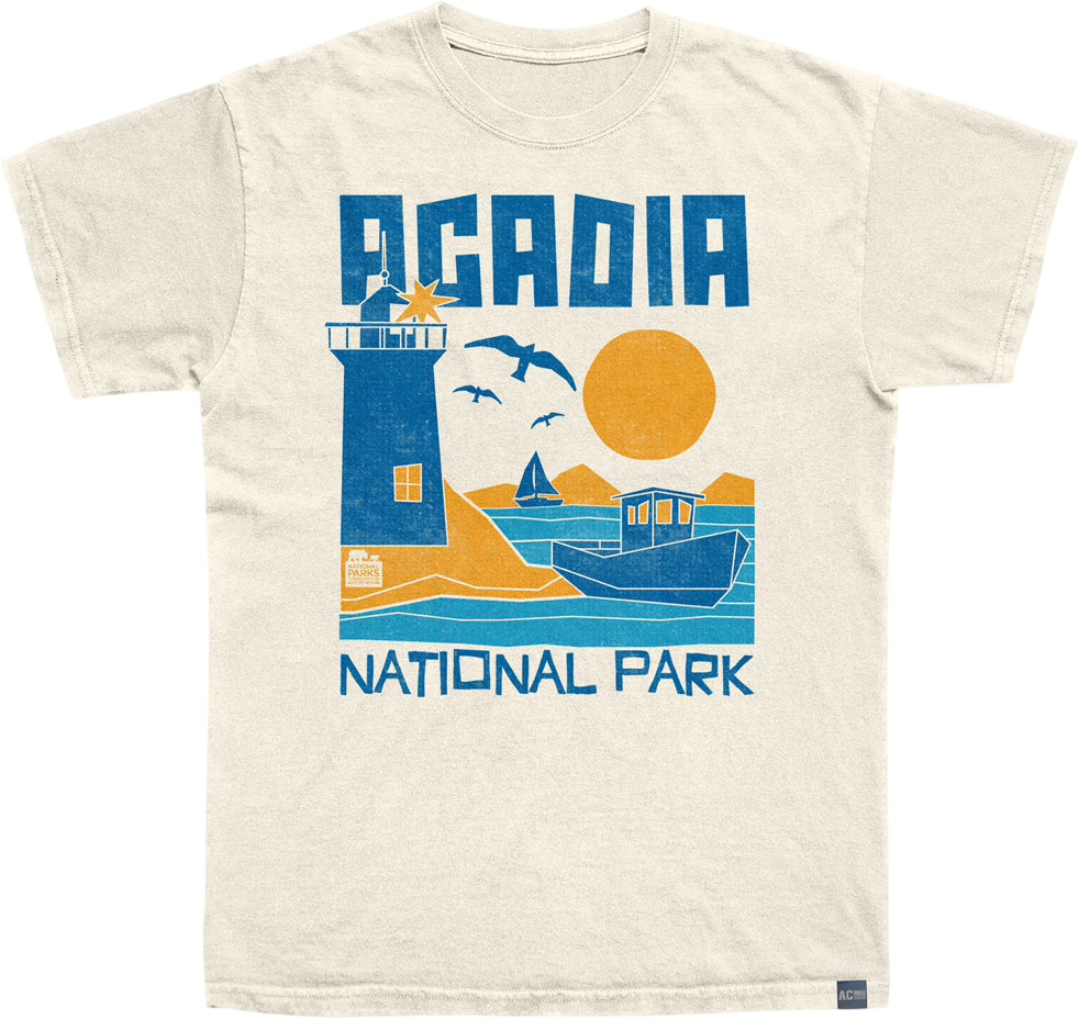 Made In USA Acadia Abbreviated NPCA T-Shirt