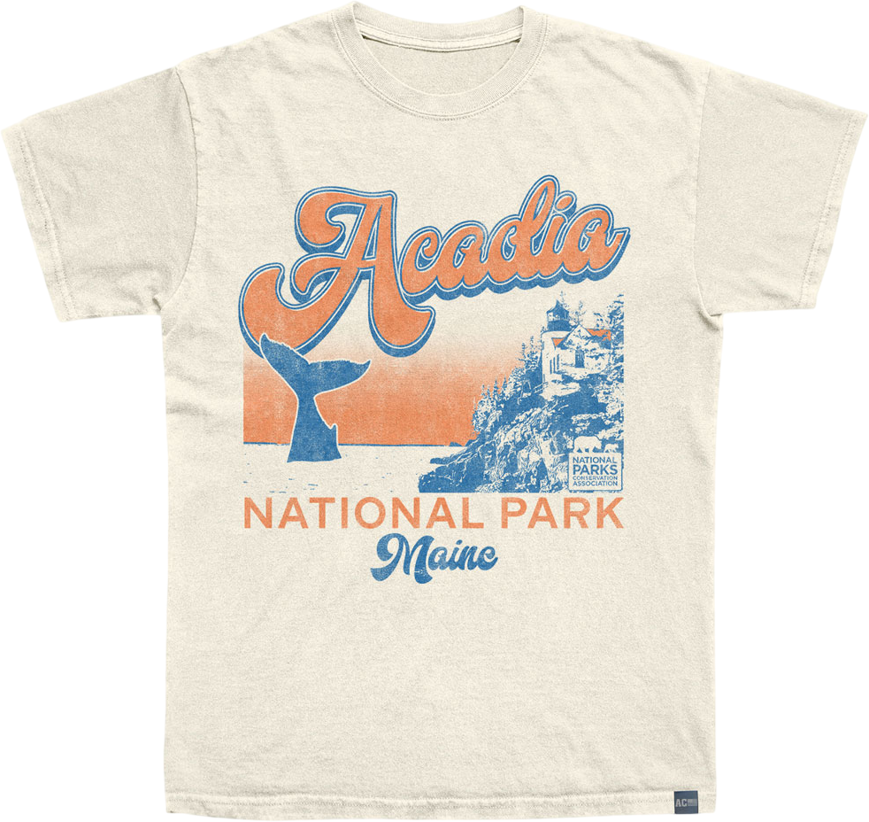 Made In USA Acadia Whale NPCA T-Shirt