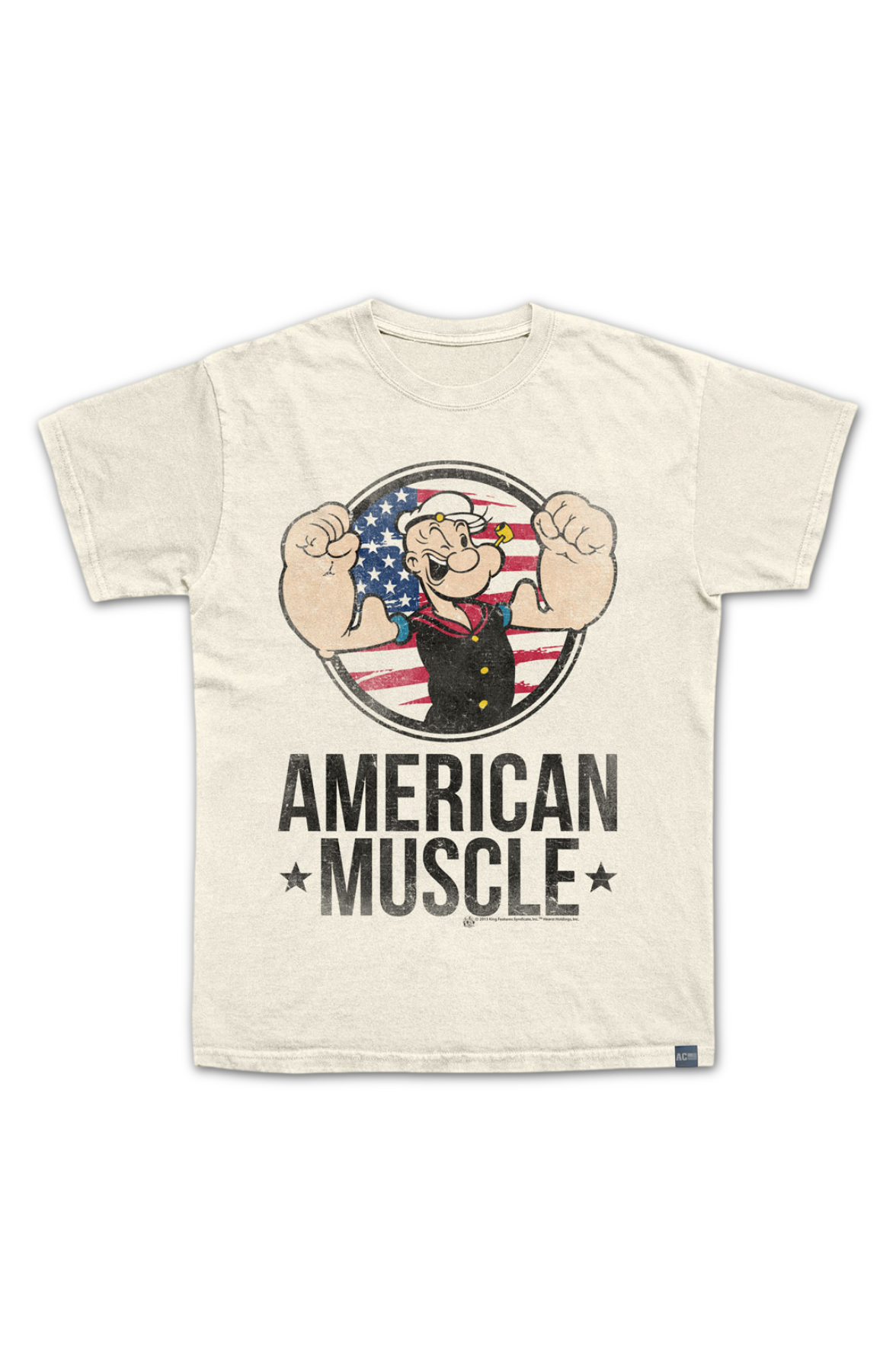 Made In USA American Muscle Popeye T-Shirt