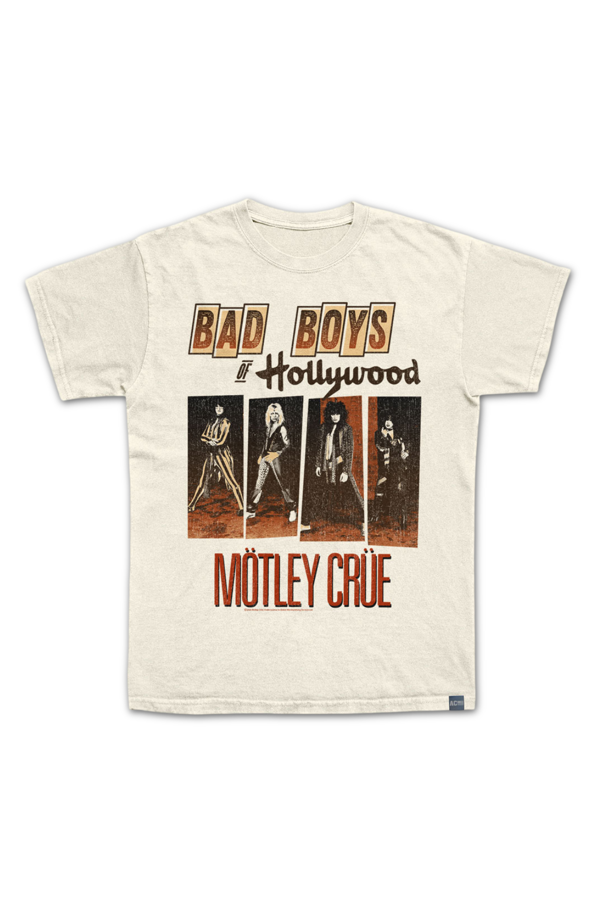 Made In USA Bad Boys Hollywood Motley Crue T-Shirt