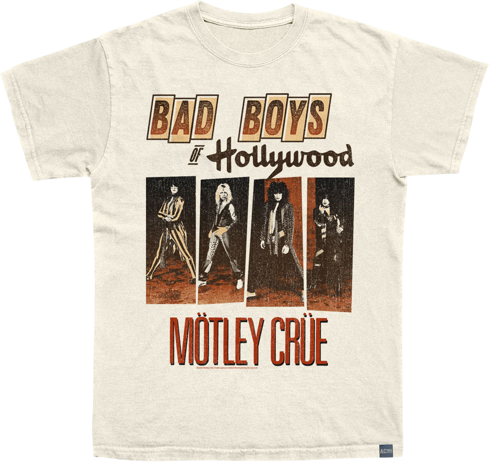 Made In USA Bad Boys Hollywood Motley Crue T-Shirt