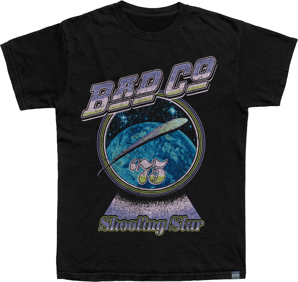 Made In USA Bad Company Shooting Star Pastels T-Shirt