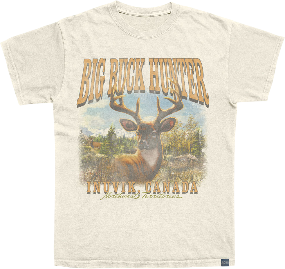 Made In USA Big Buck Hunter Inuvik Canada T-Shirt