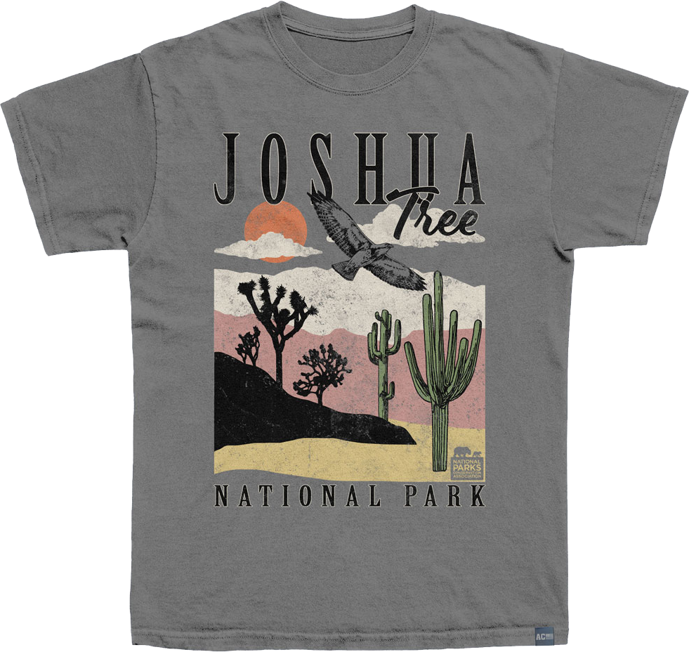 Made In USA Joshua Tree Cactus Landscape T-Shirt