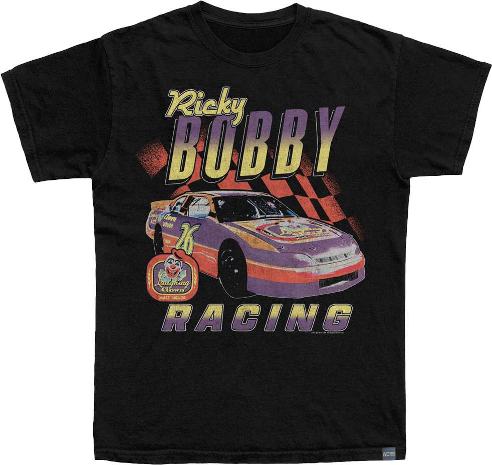 Made In USA Laughing Clown Racing Talladega Nights T-Shirt