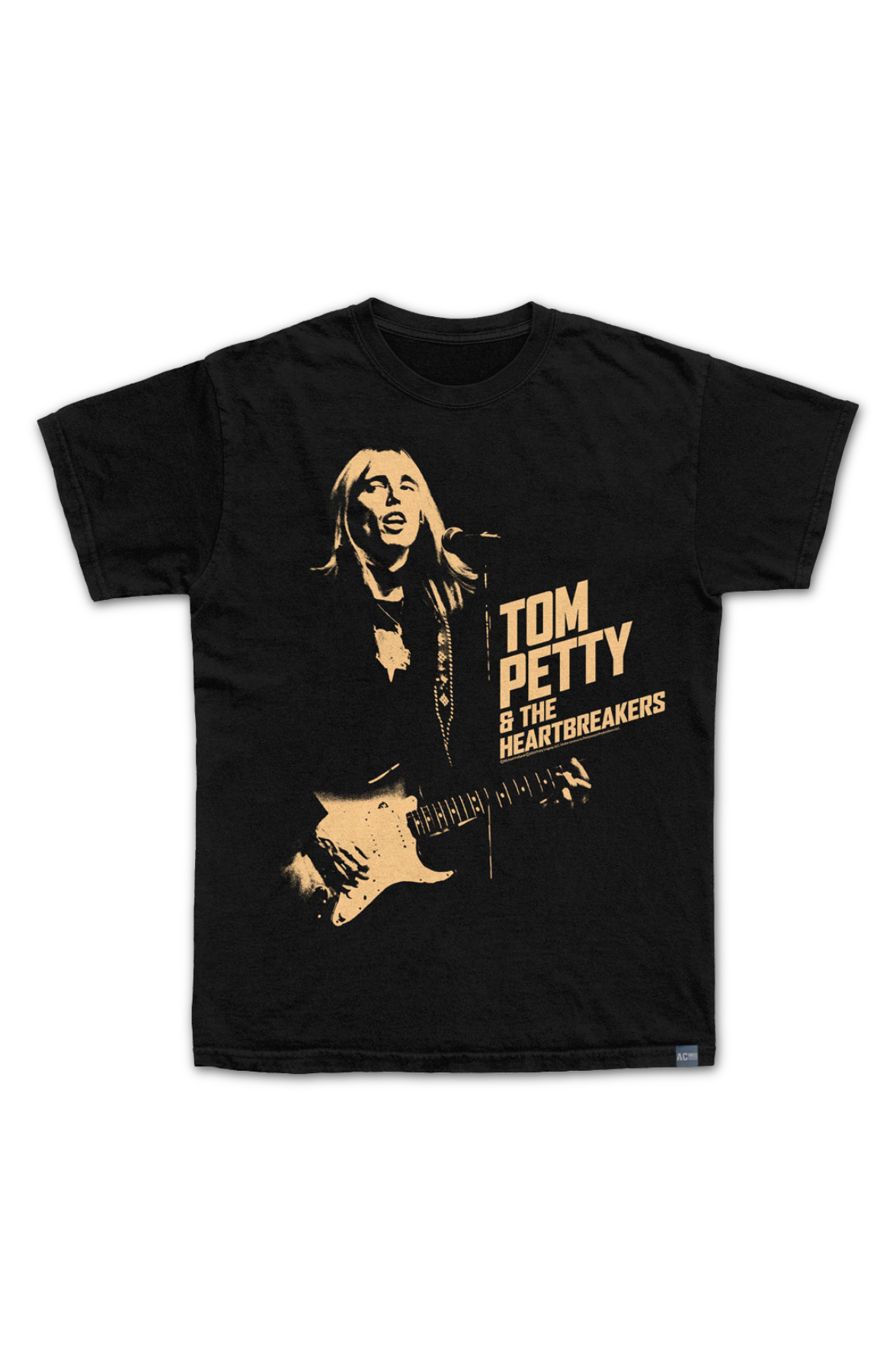 Made In USA Monochrome Tom Petty & The Heartbreakers T-Shirt
