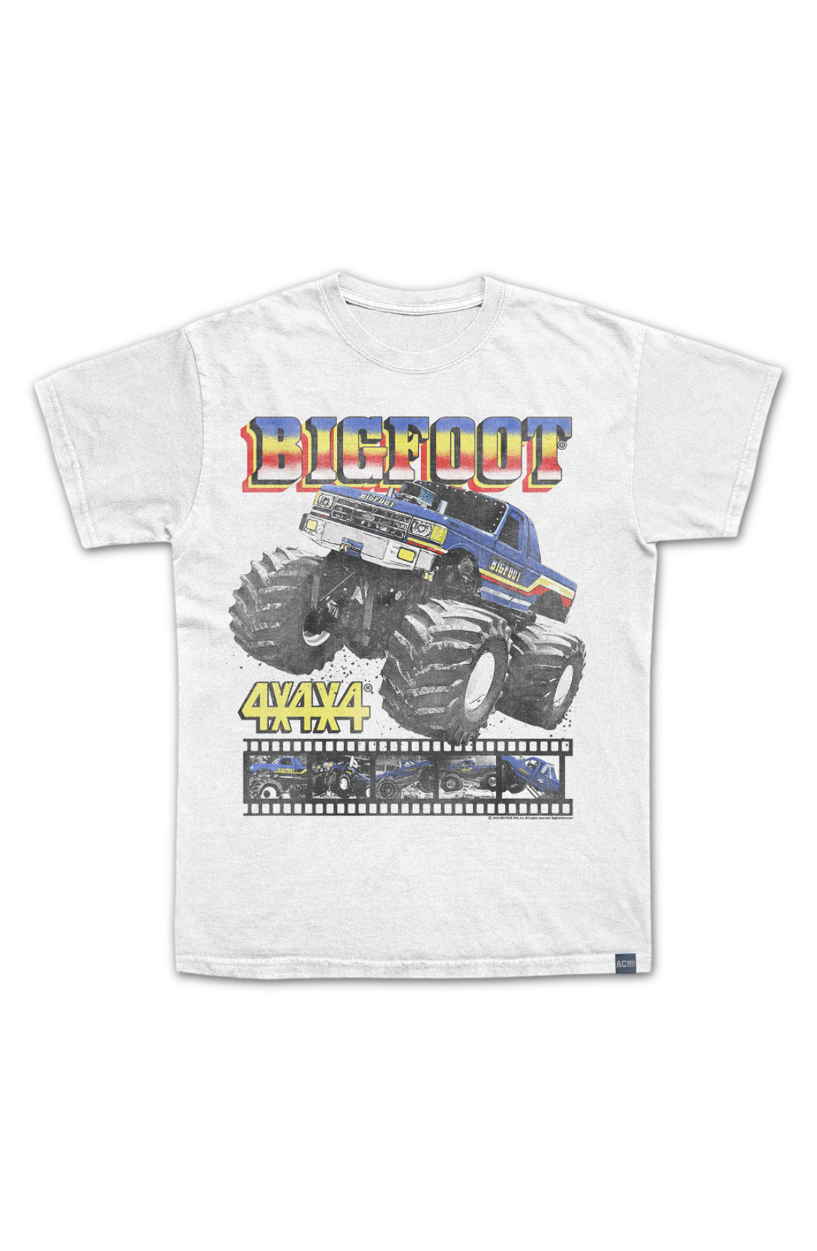 Made In USA Monster Truck Film Reel Bigfoot T-Shirt