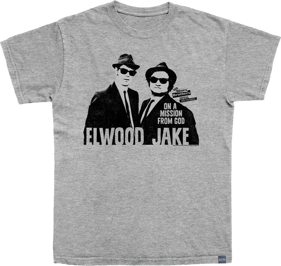 Made In USA On A Mission From God The Blues Brothers T-Shirt