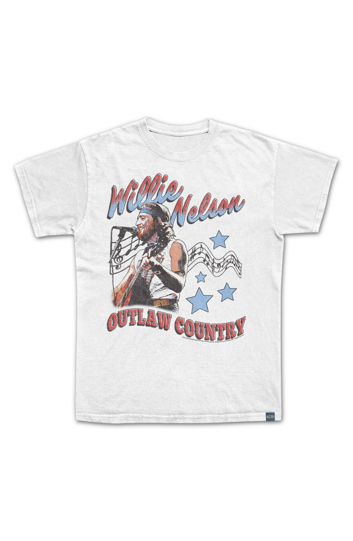 Made In USA Outlaw Country Americana Willie Nelson T-Shirt