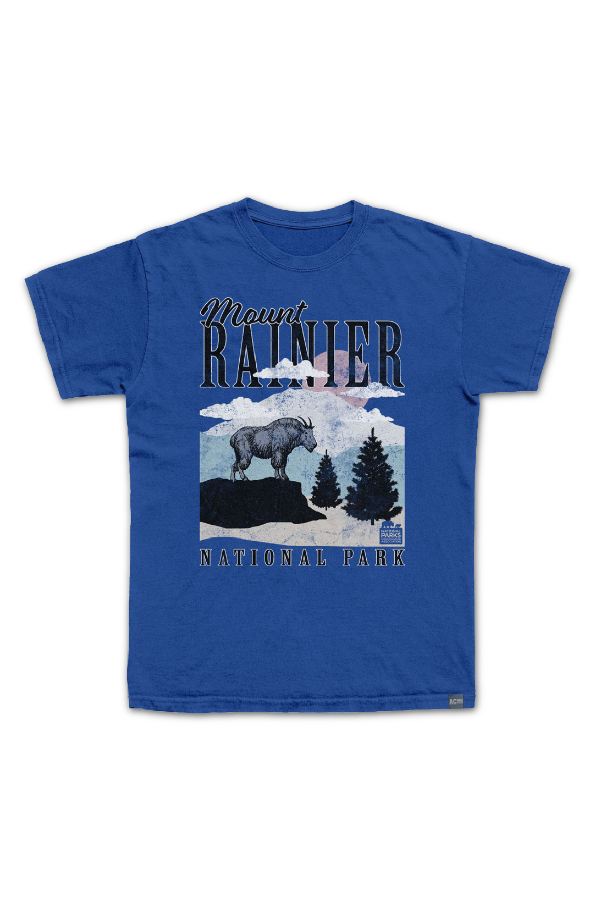 Made In USA Ranier Minimalist Landscape NPCA T-Shirt