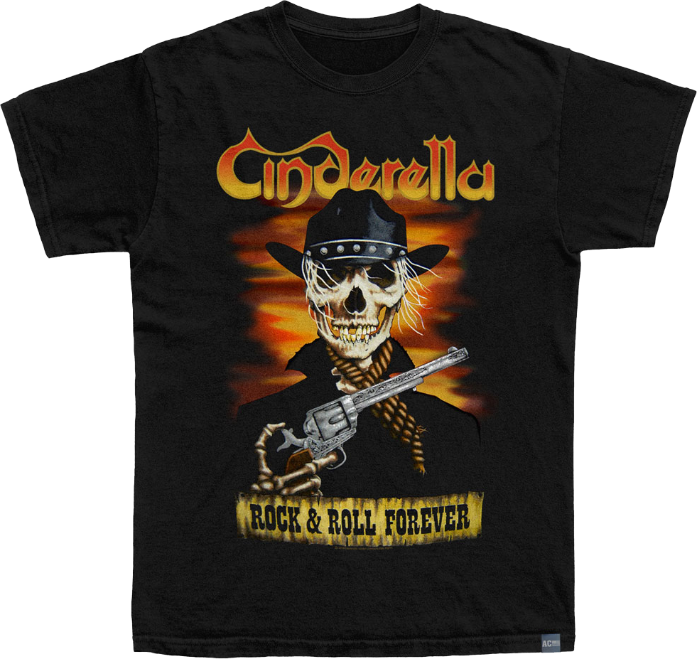 Made In USA Rock and Roll Forever Cinderella T-Shirt