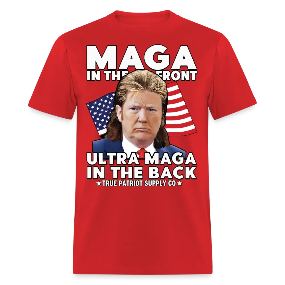 MAGA In The Front Ultra MAGA In The Back Mullet Trump Meme Unisex Classic T-Shirt