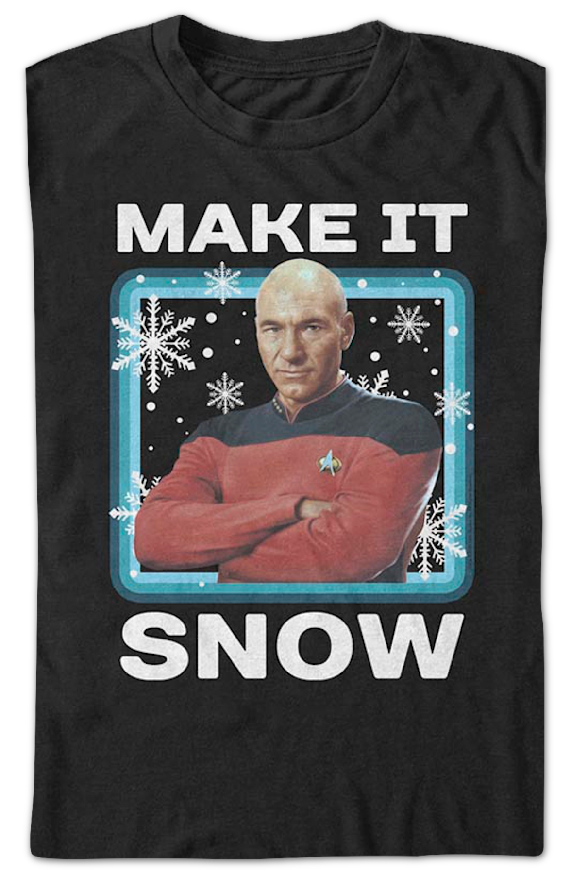 Make It Snow Star Trek The Next Generation T-Shirt