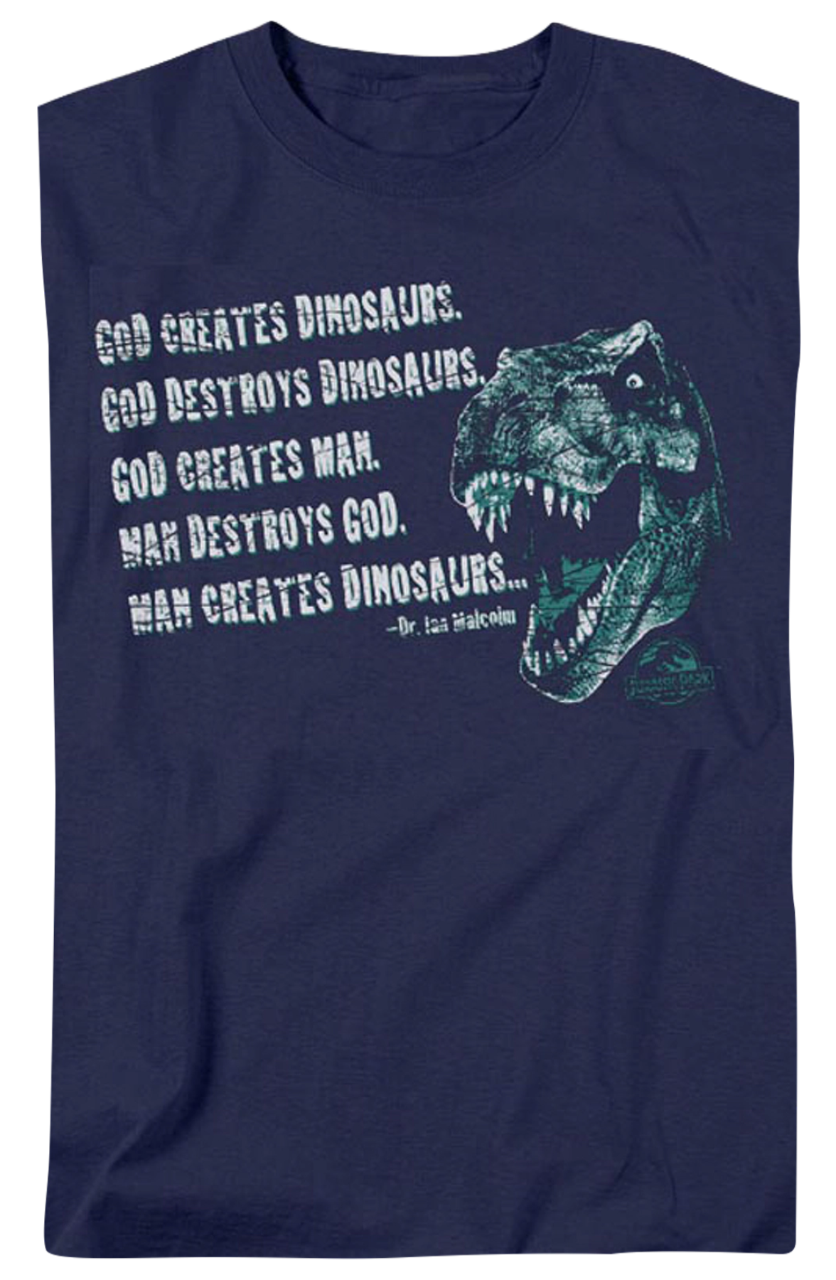 Man Creates Dinosaurs Jurassic Park T-Shirt