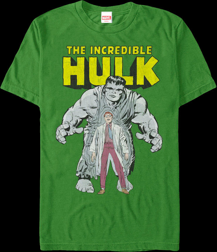 Man or Monster Incredible Hulk T-Shirt