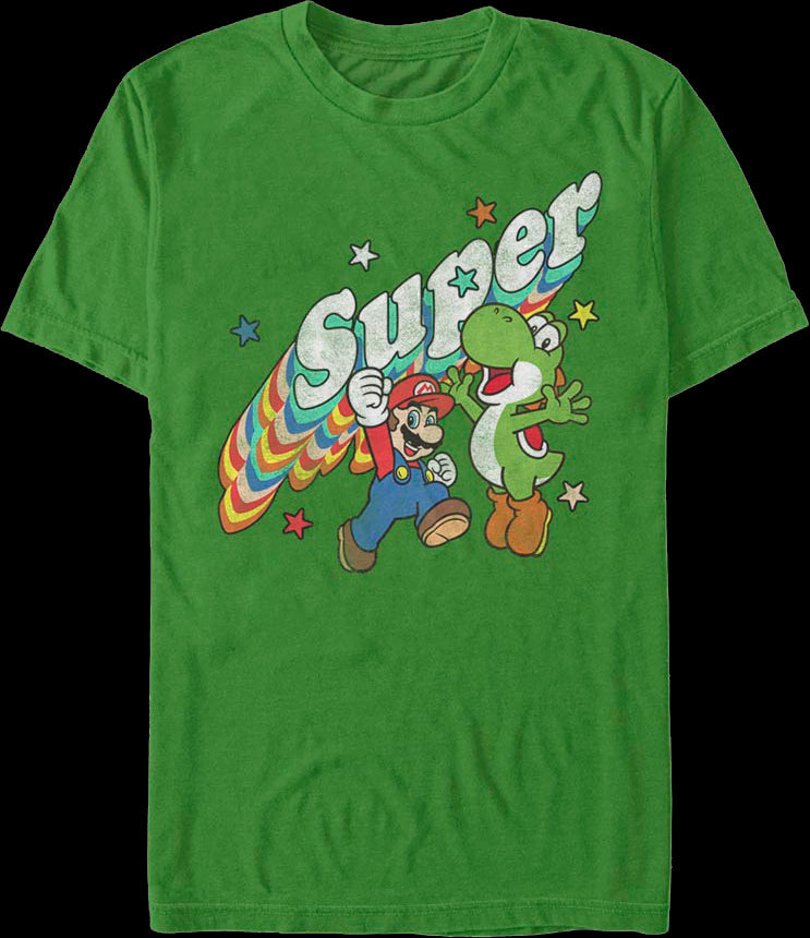 Mario and Yoshi Super Mario Bros. T-Shirt