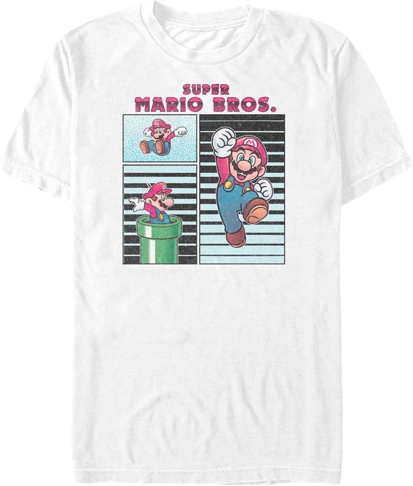 Mario Poses Collage Super Mario Bros. T-Shirt
