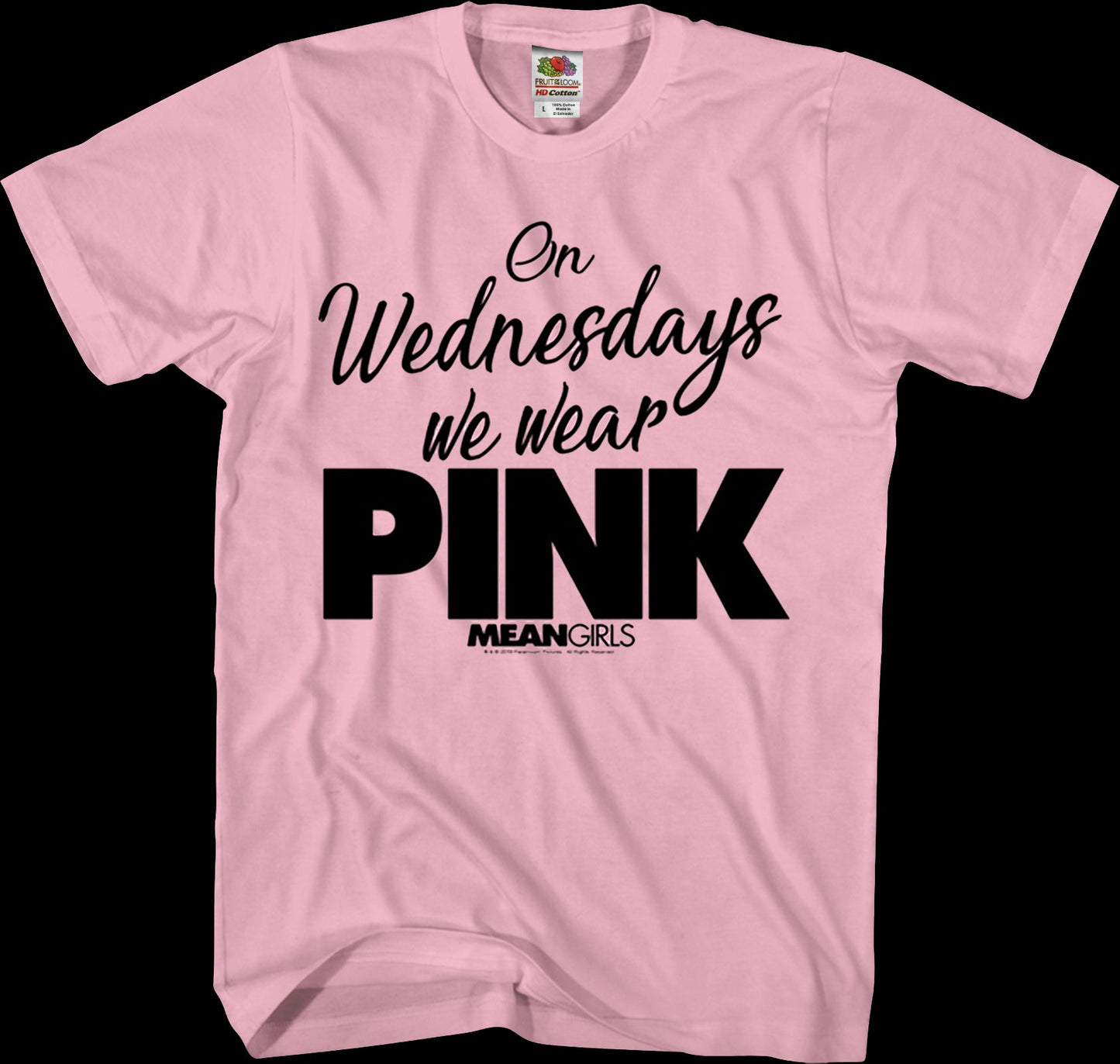 Mean Girls On Wednesdays We Wear Pink T-Shirt