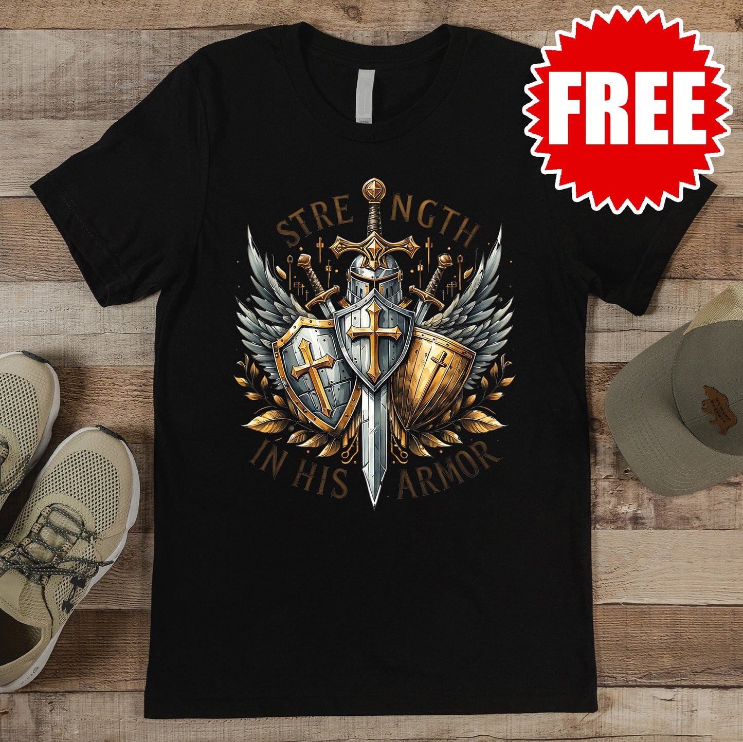 Strength Tee - Black - 0