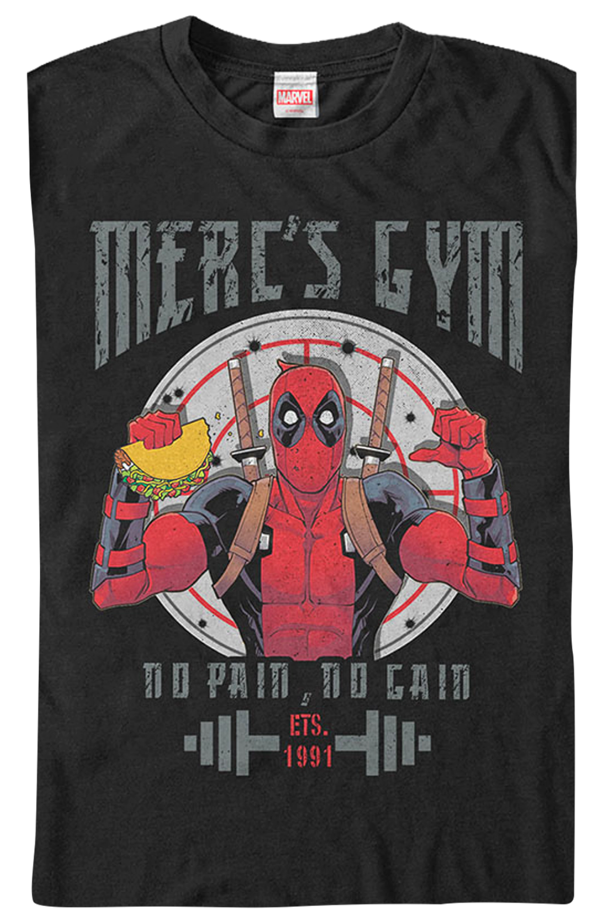 Merc's Gym Deadpool T-Shirt