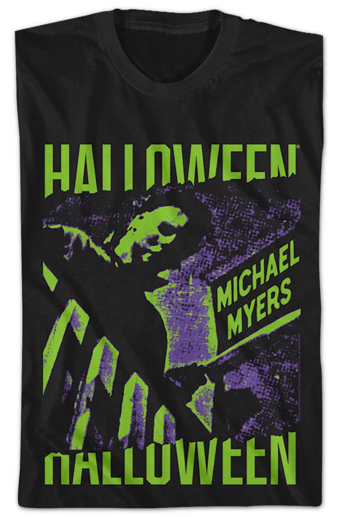 Michael Myers Neon Boogeyman Halloween T-Shirt