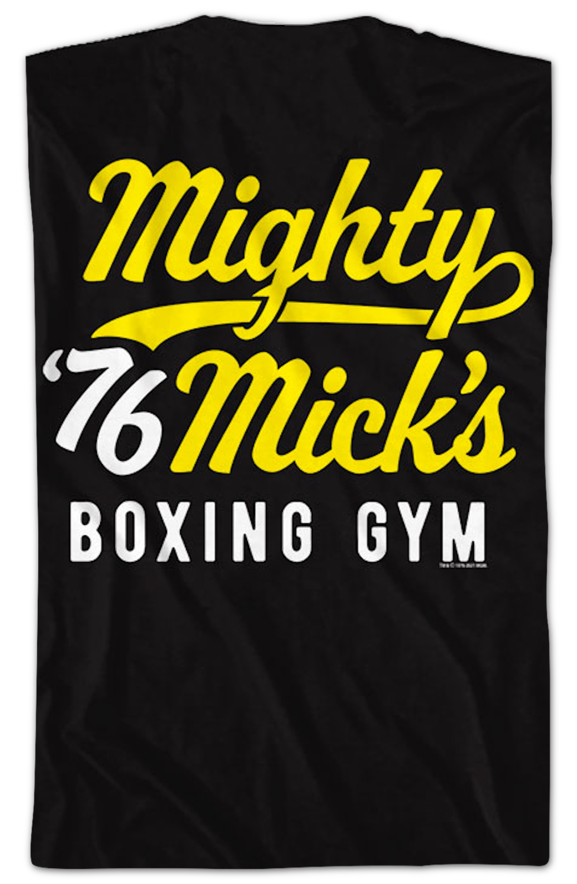Mighty Mick's Boxing Gym Front & Back Rocky T-Shirt