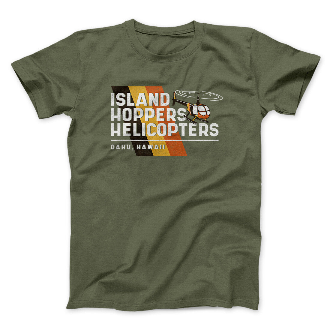 Island Hoppers Helicopters Men/Unisex T-Shirt