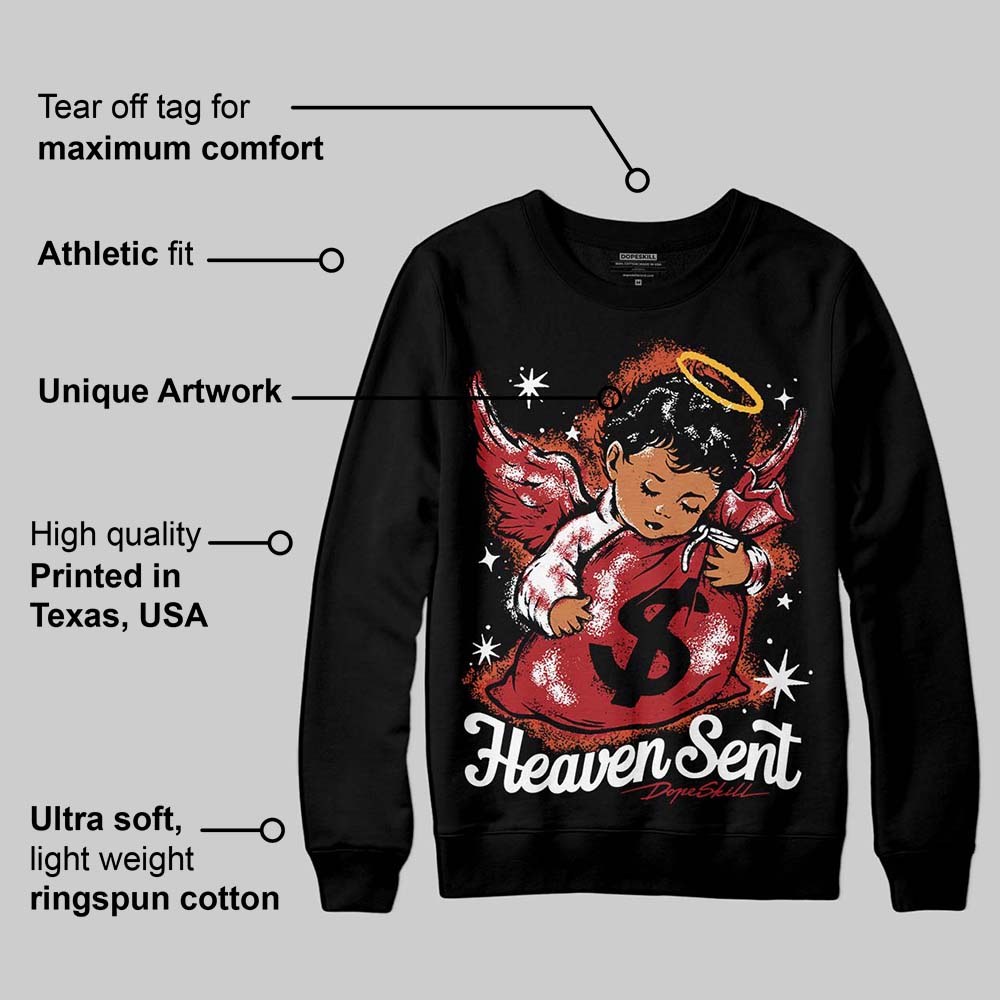 Brick By Brick 4s DopeSkill Sweatshirt Heaven Sent Graphic