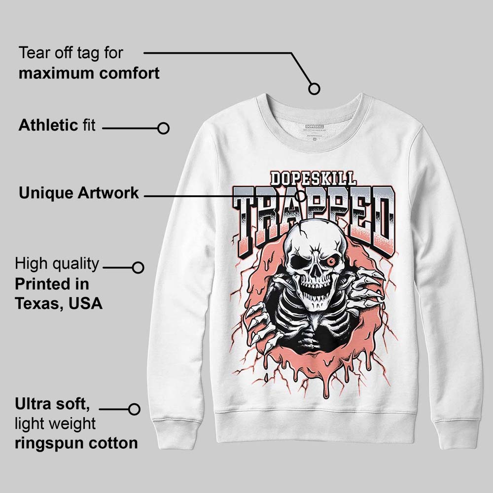 Crimson Bliss 5s DopeSkill Sweatshirt Trapped Halloween Graphic