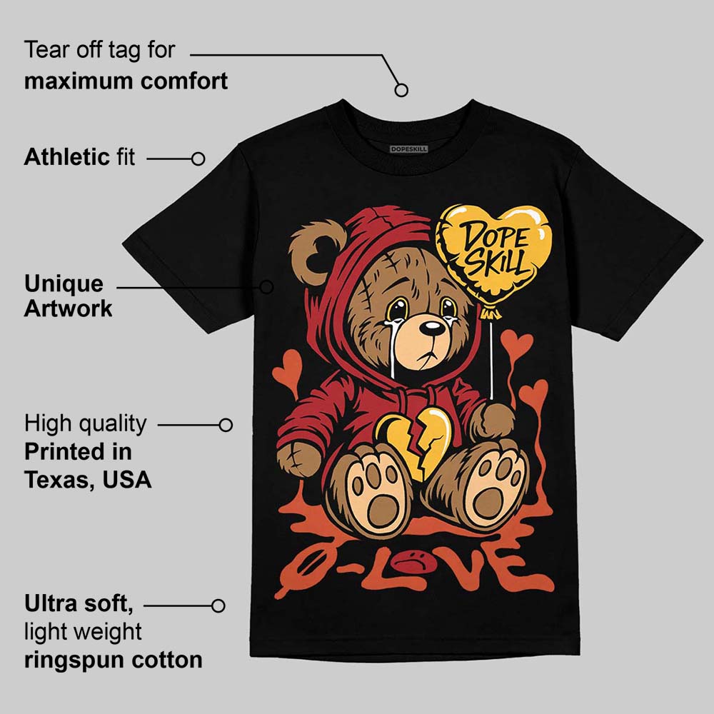 Brick By Brick 4s DopeSkill T-Shirt Broken Bear Graphic