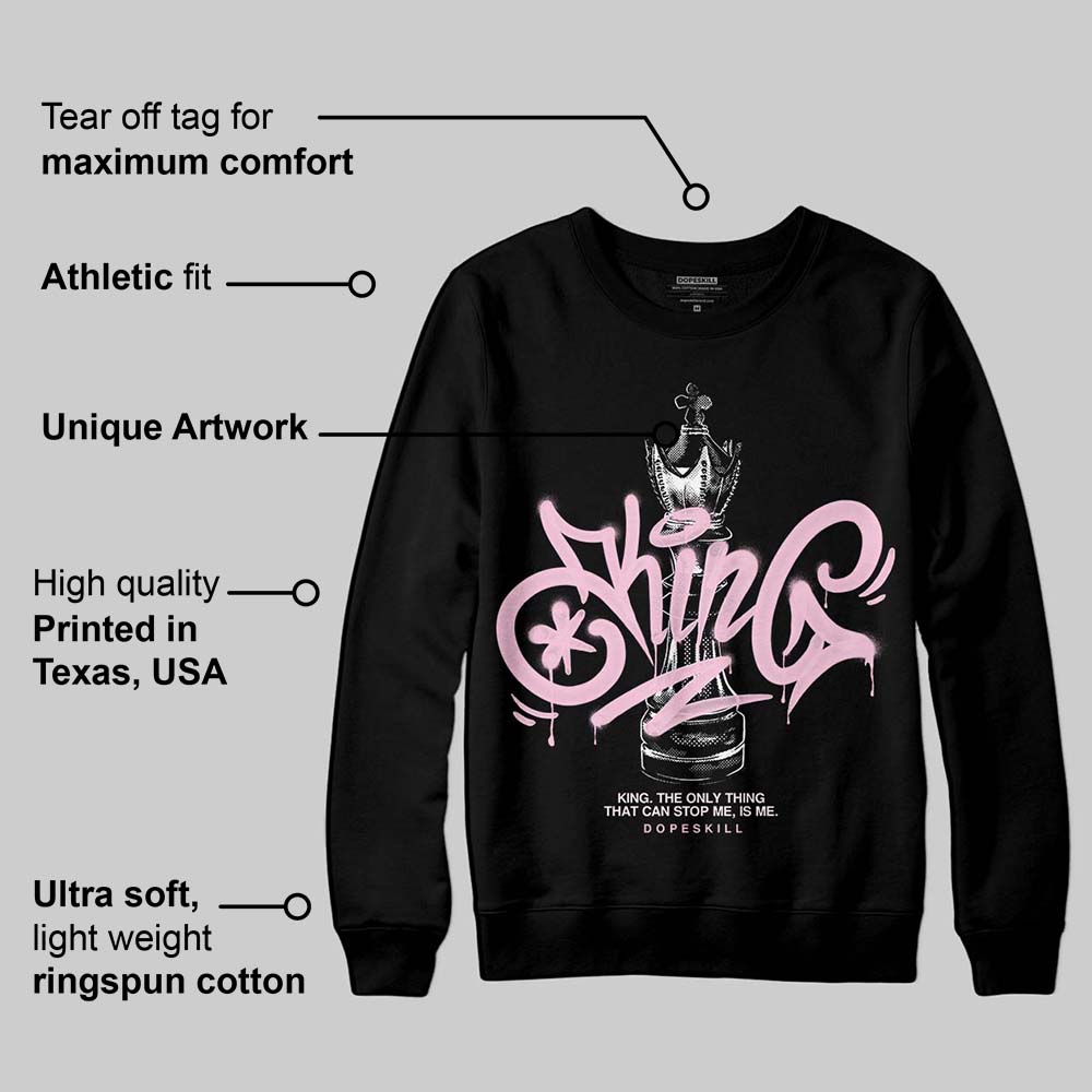 Dunk Low Pink Foam DopeSkill Sweatshirt King Chess Graphic