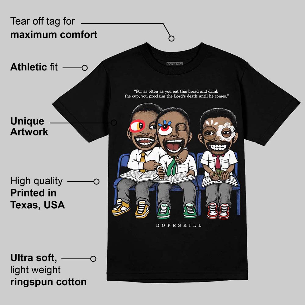 Black and White Collection DopeSkill T-Shirt First Sunday Graphic