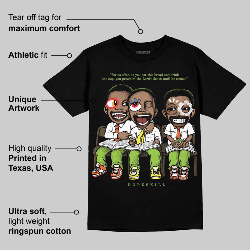 Neon Green Collection DopeSkill T-Shirt First Sunday Graphic