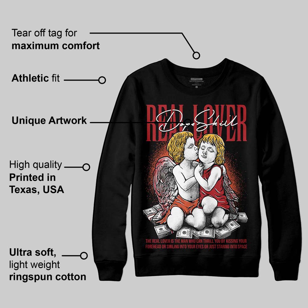 Brick By Brick 4s DopeSkill Sweatshirt Real Lover Graphic