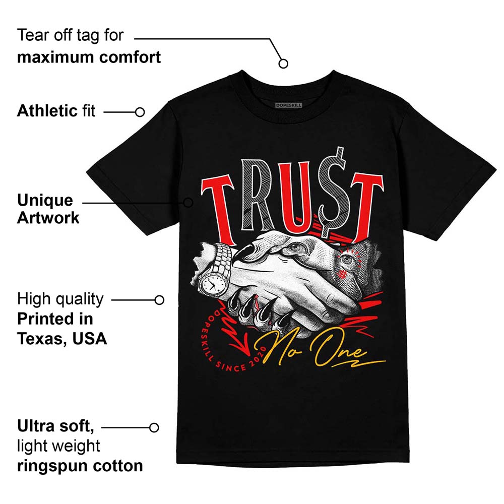 Red Collection DopeSkill T-Shirt Trust No One Graphic
