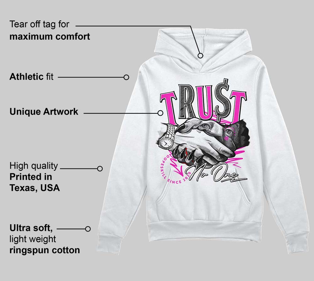 Dunk Low Active Fuchsia DopeSkill Hoodie Sweatshirt Trust No One Graphic