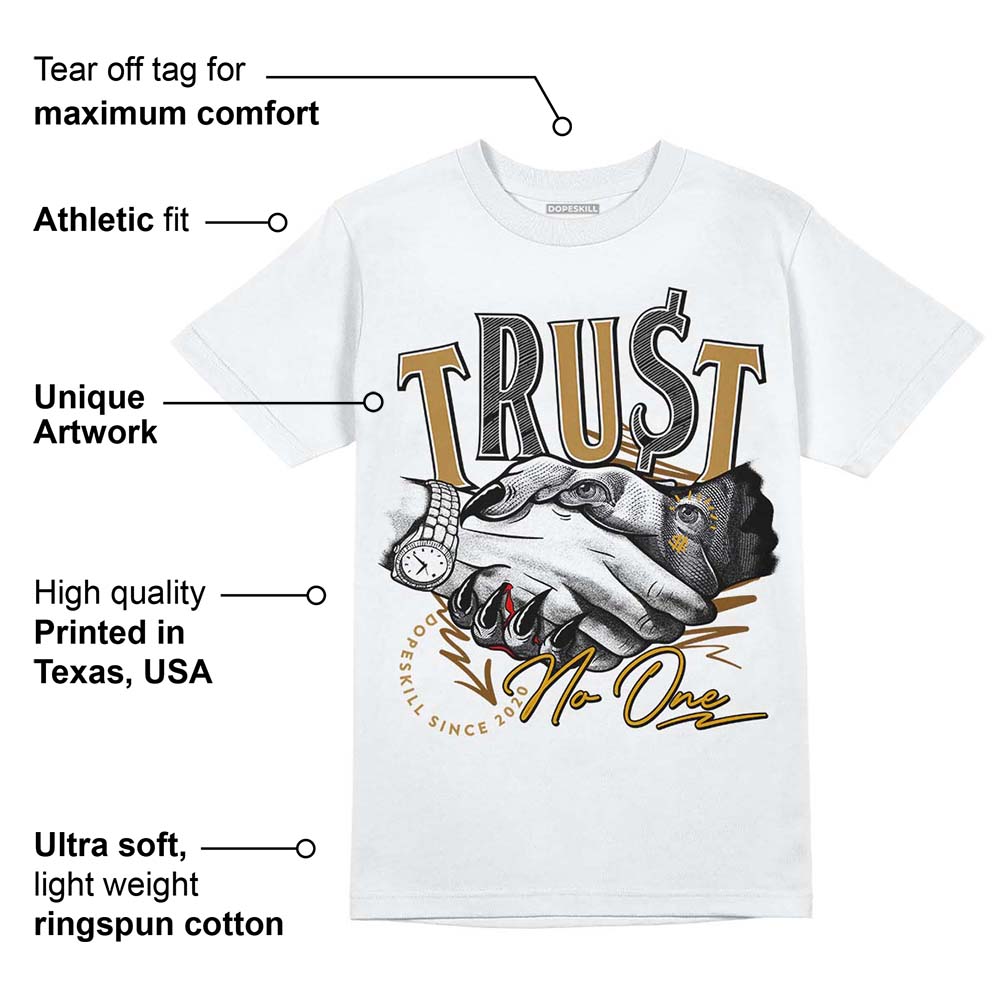 Wheat 13s DopeSkill T-Shirt Trust No One Graphic