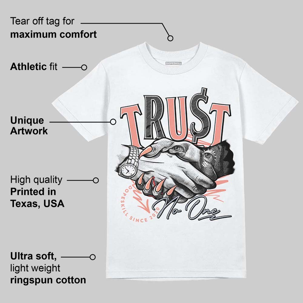 Crimson Bliss 5s DopeSkill T-Shirt Trust No One Graphic
