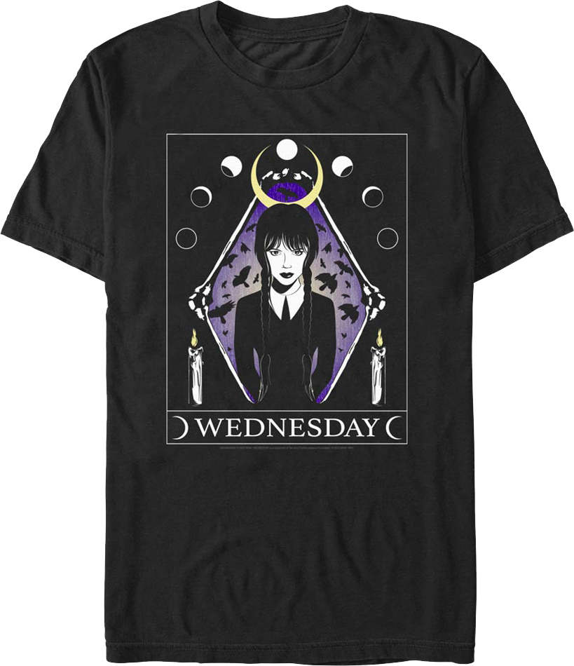Moon Tarot Wednesday T-Shirt