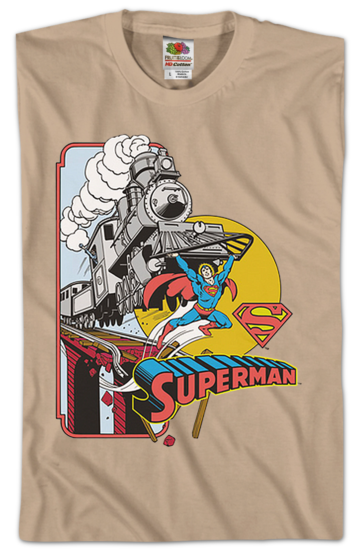 More Powerful Than A Locomotive Superman T-Shirt