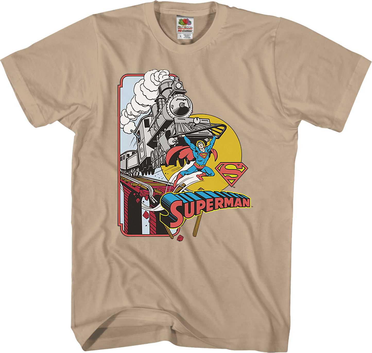 More Powerful Than A Locomotive Superman T-Shirt