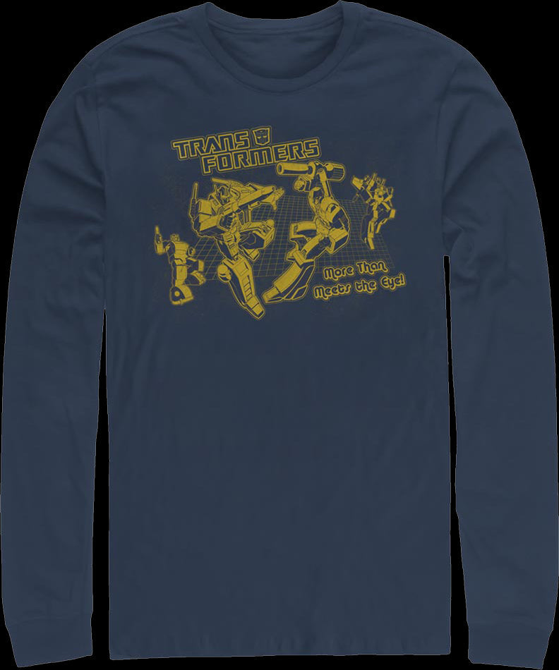 More Than Meets The Eye Transformers Long Sleeve Shirt