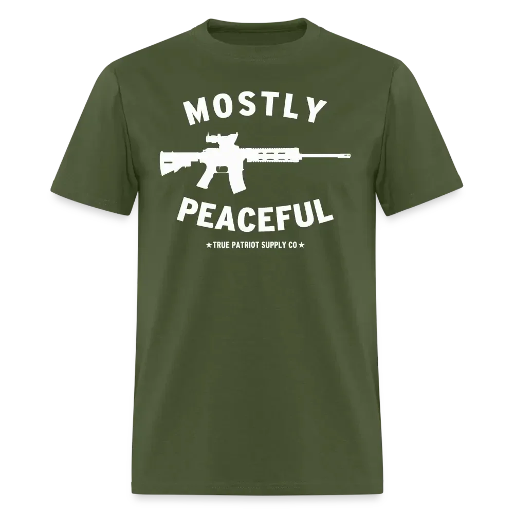 Mostly Peaceful Armed Patriot Unisex Classic T-Shirt