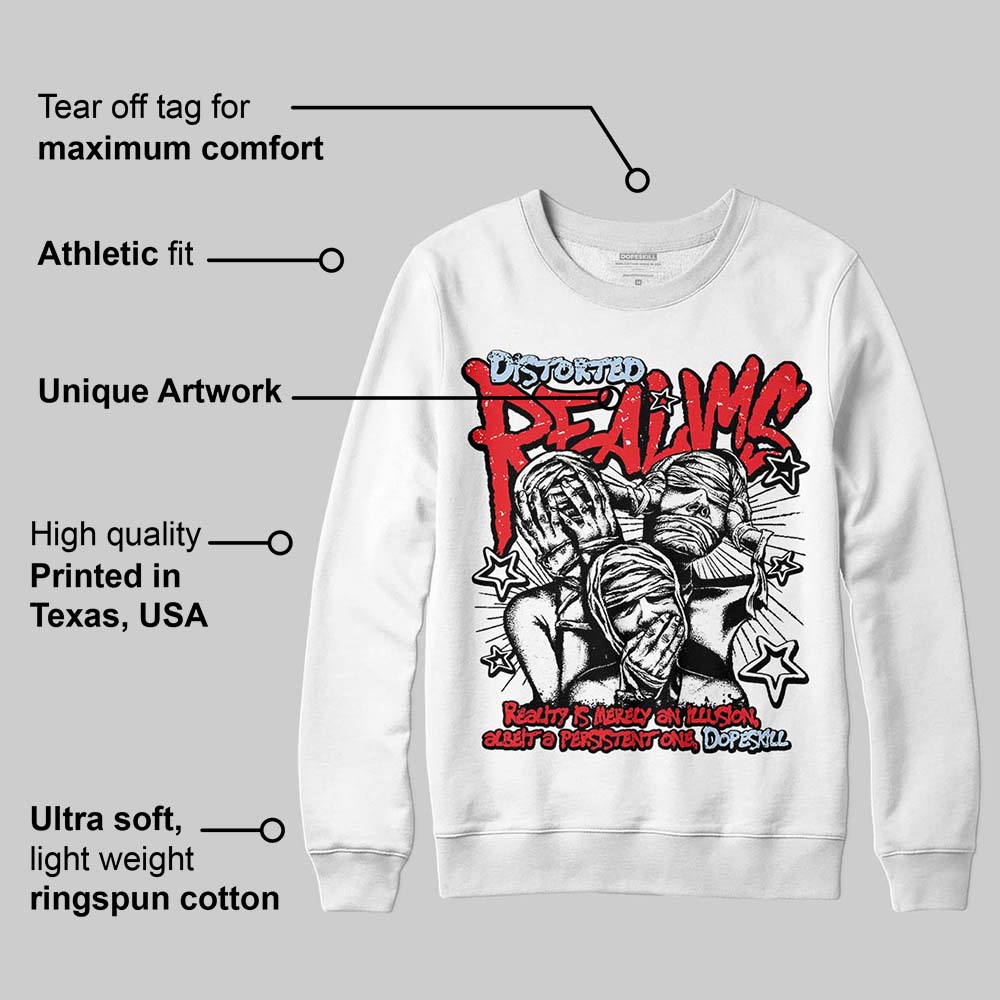 Cherry 11s DopeSkill Sweatshirt Distorted Realms Graphic