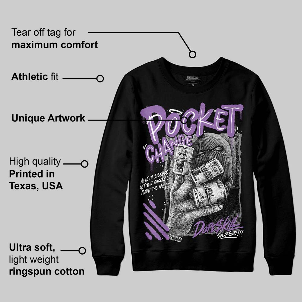 PURPLE Collection DopeSkill Sweatshirt Pocket Change Graphic