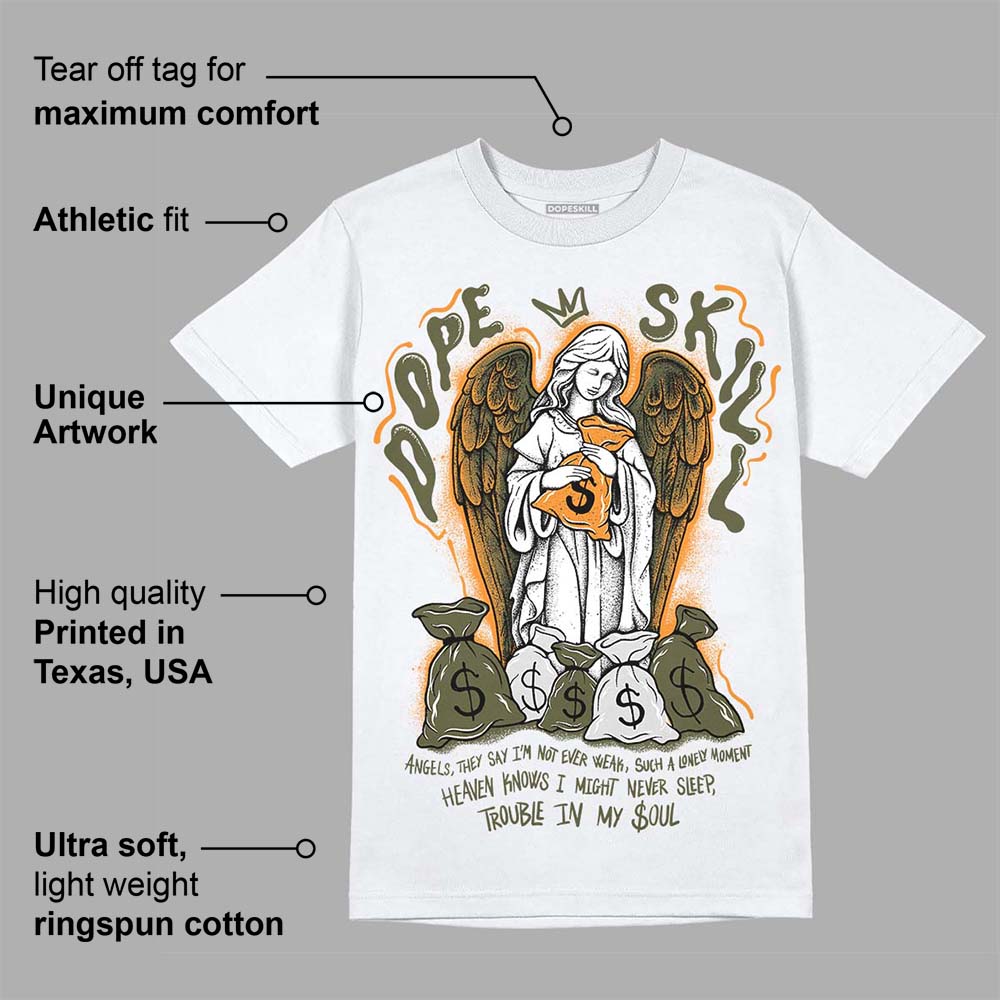 Olive 5s DopeSkill T-Shirt Angels Graphic