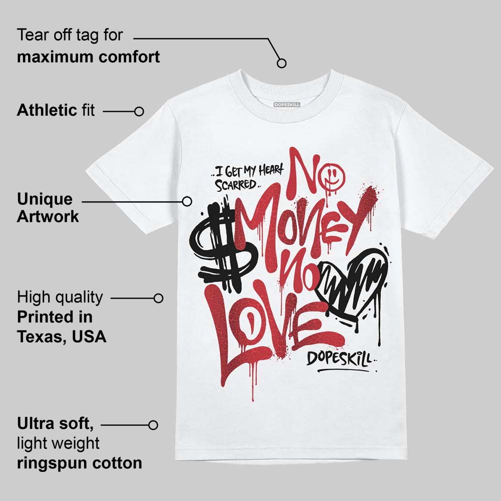 Ruby 1s DopeSkill T-Shirt No Money No Love Typo Graphic
