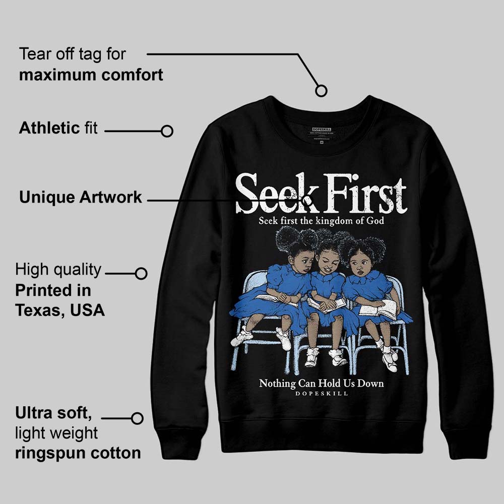 Space Jam 11s DopeSkill Sweatshirt New Seek First Graphic