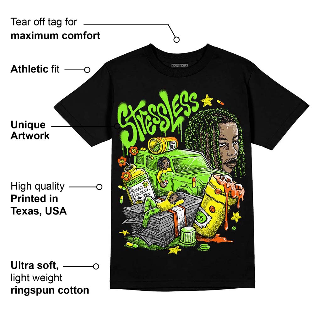 Neon Green Collection DopeSkill T-Shirt Stressless Graphic